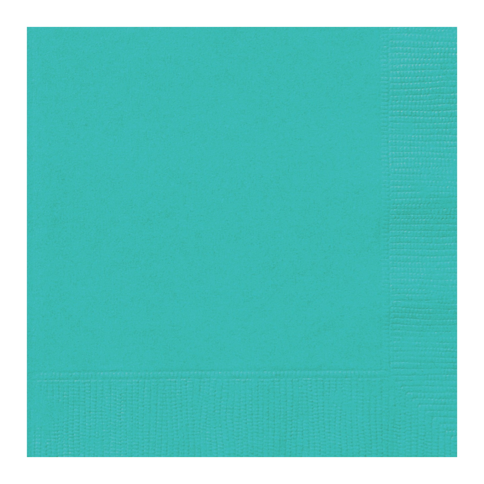 Teal Small Napkins / Serviettes (Pack of 50)