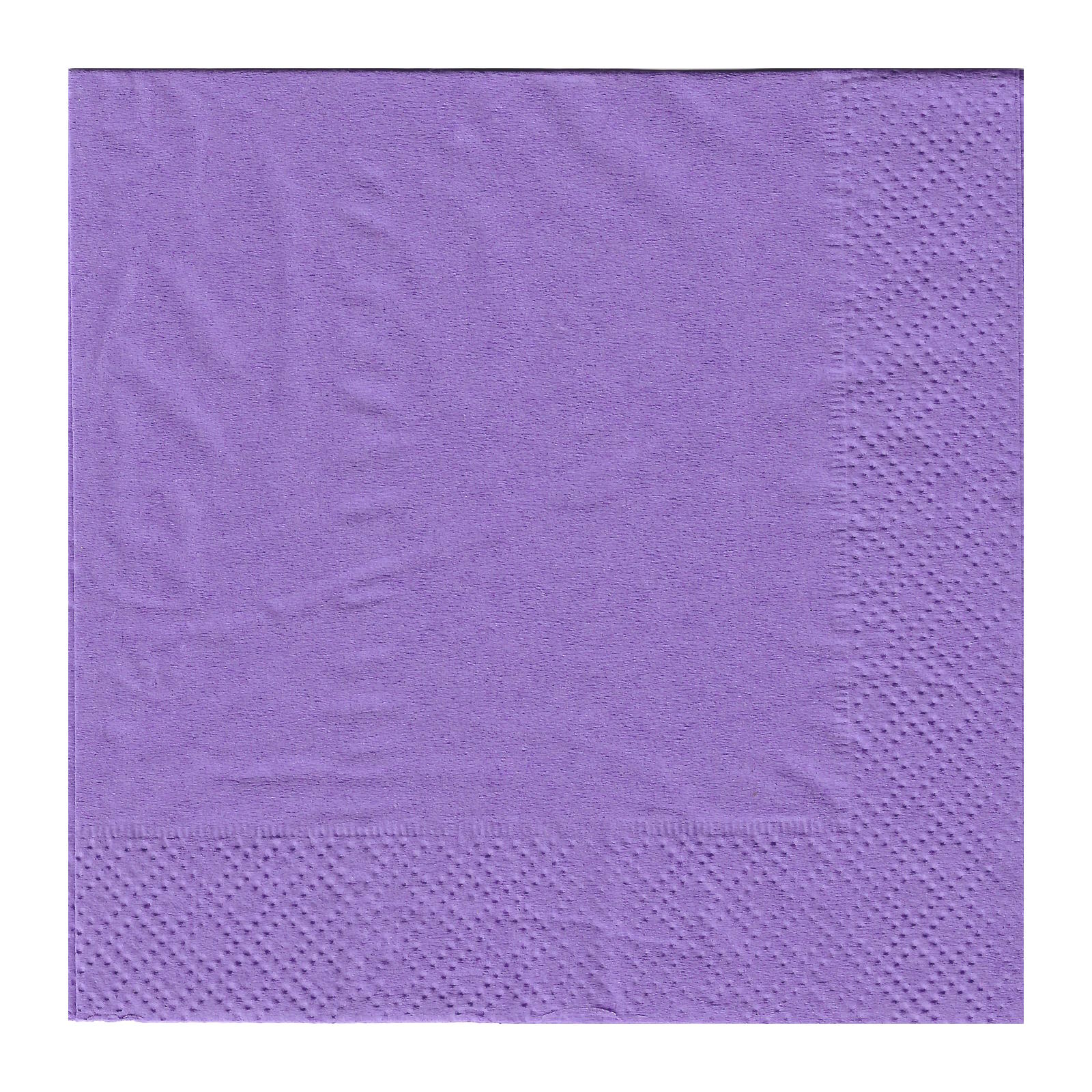 Purple Cocktail Napkins / Serviettes (Pack of 50)