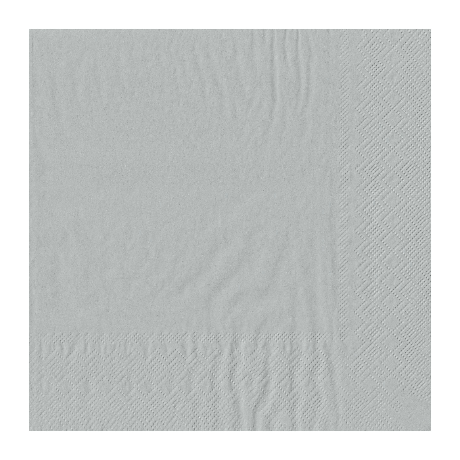 Silver Small Napkins / Serviettes (Pack of 50)