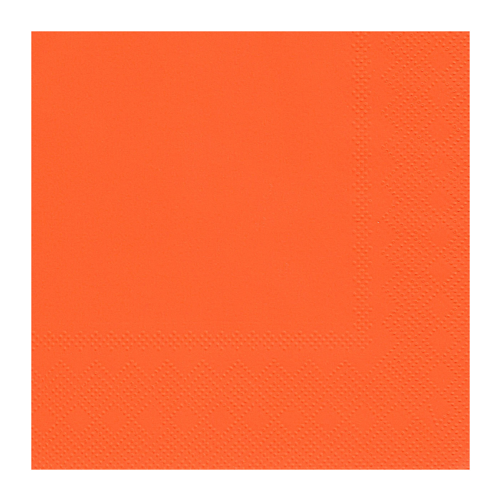 Pumpkin Orange Small Napkins / Serviettes (Pack of 20)