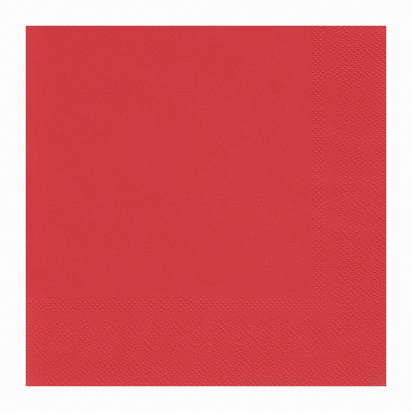Ruby Red Small Paper Napkins / Serviettes (Pack of 20)