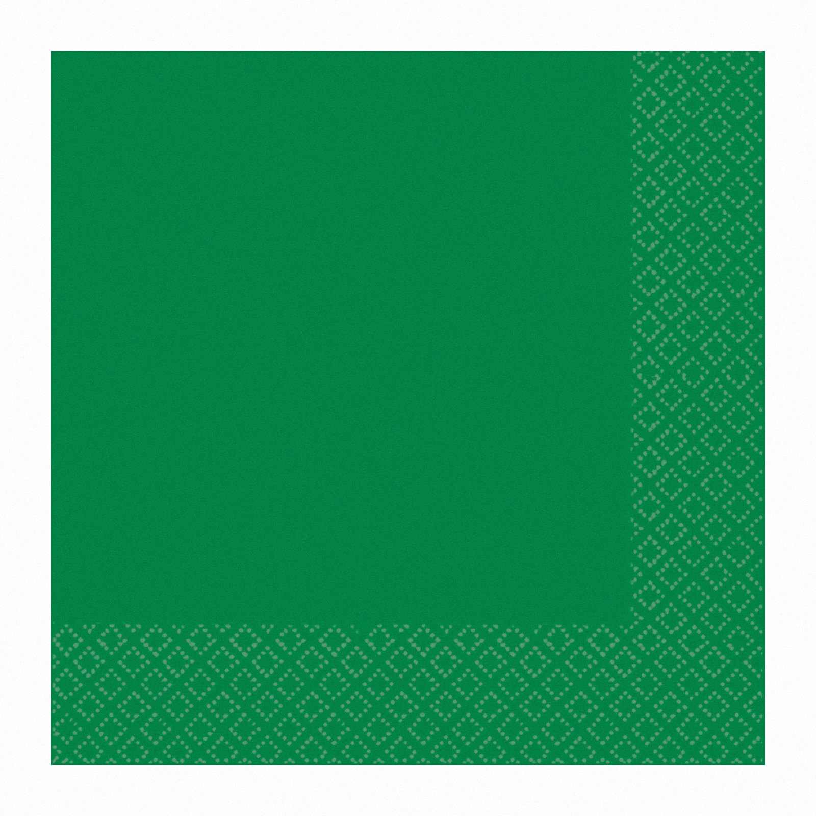 Festive Green Beverage Napkins / Serviettes (Pack of 40)