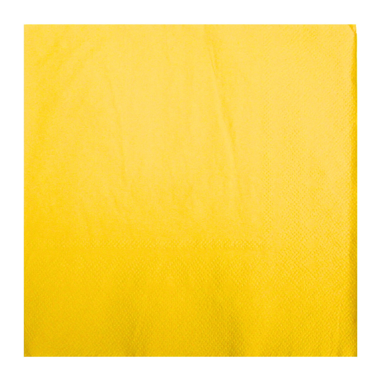 Yellow Small Napkins / Serviettes (Pack of 30)
