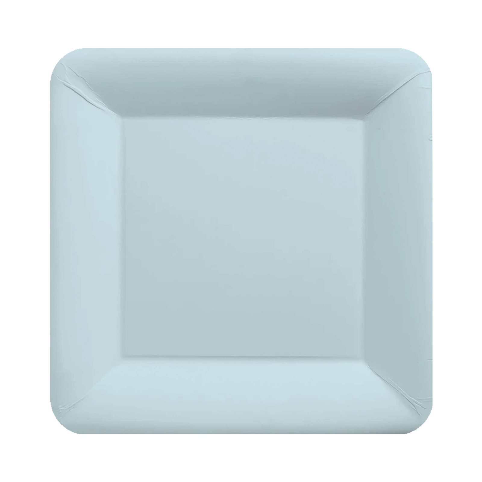 Pastel Blue 17cm Square Paper Plates NPC (Pack of 20)