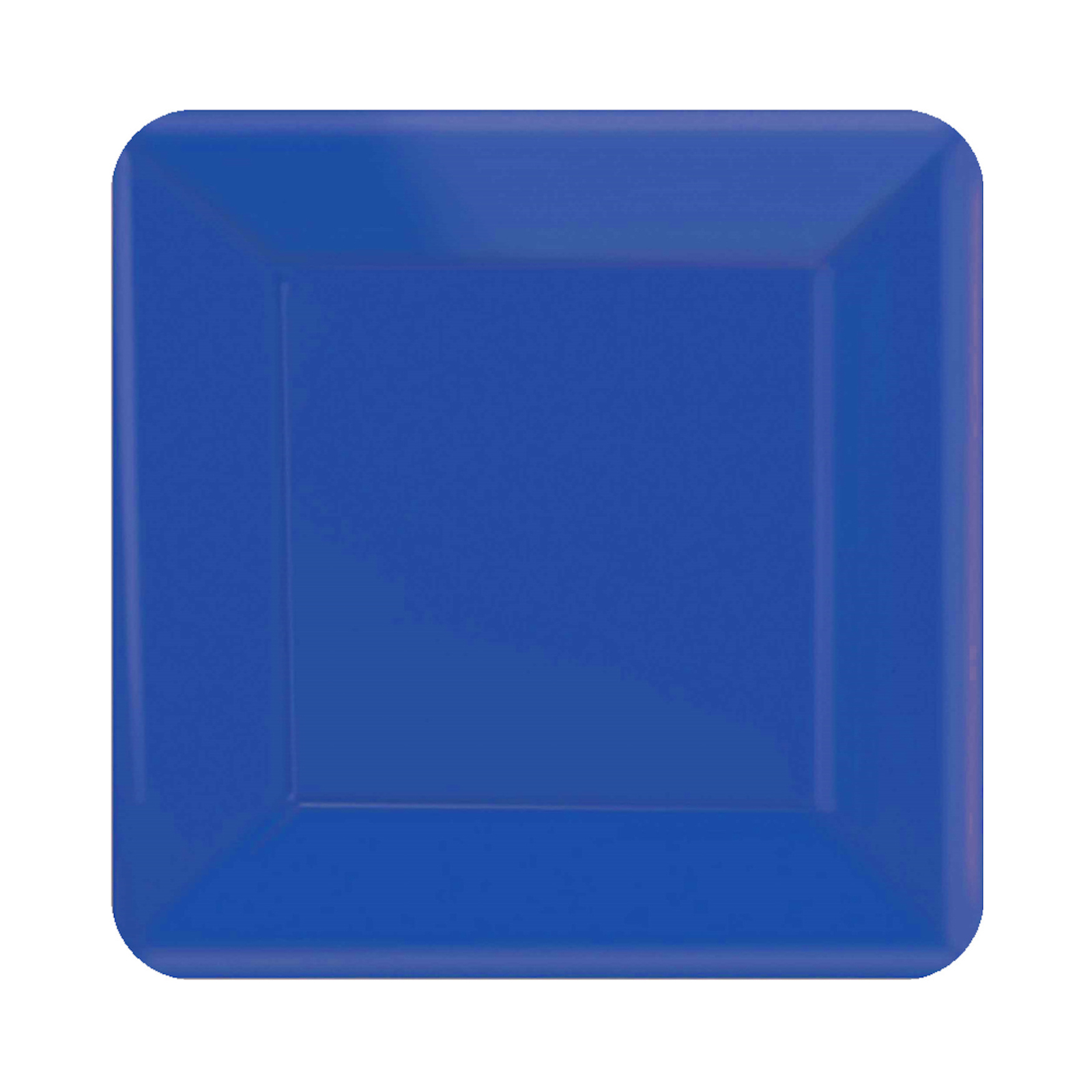 Bright Royal Blue17cm Square Paper Plates NPC (Pack of 20)