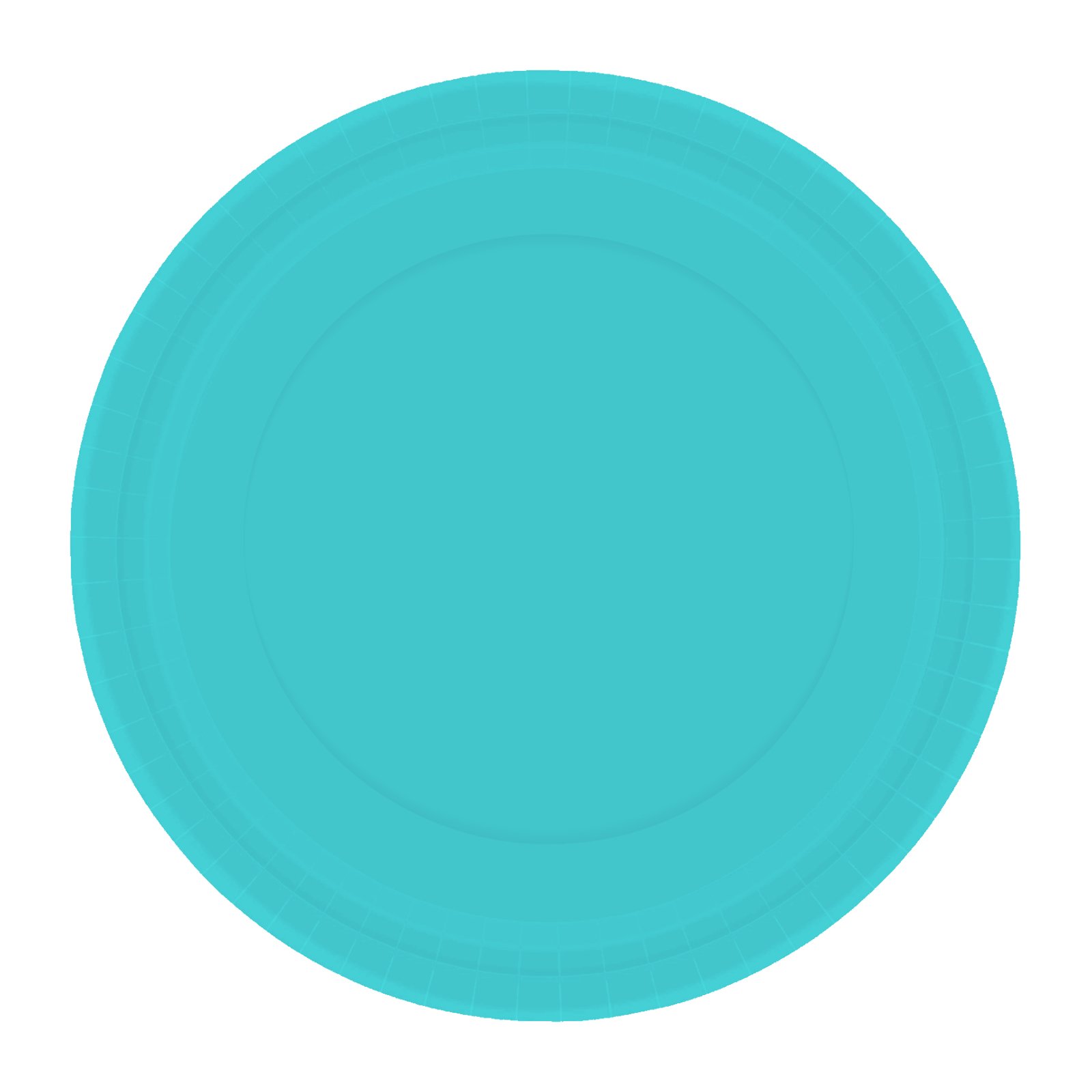 Caribbean Blue 17cm Round Paper Plates NPC (Pack of 20) 