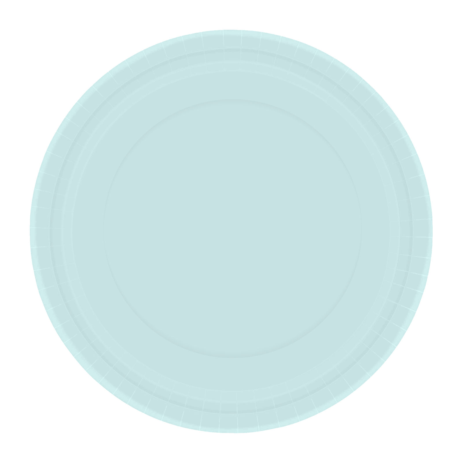 Pastel Blue 17cm Round Paper Plates NPC (Pack of 20)