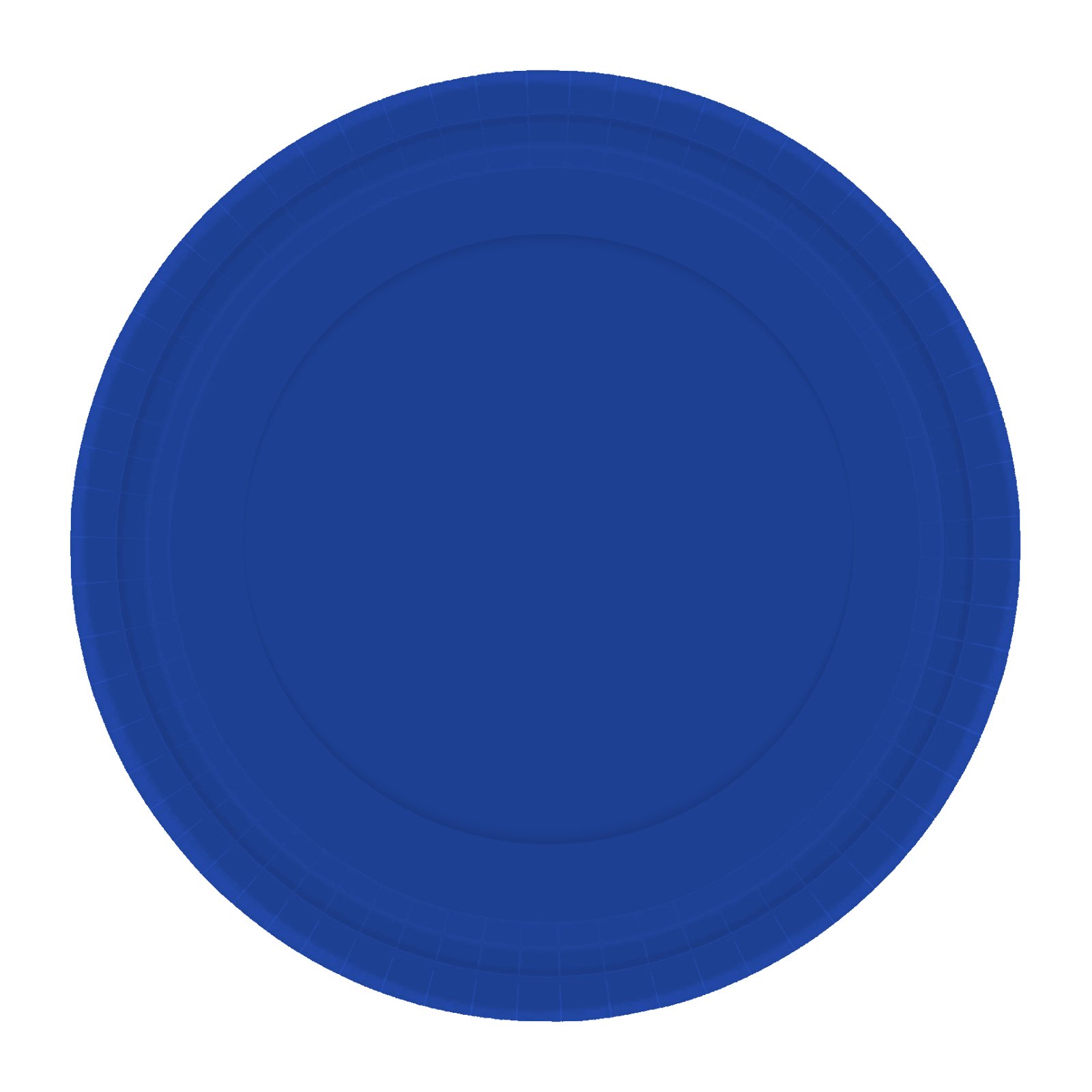 Bright Royal Blue 17cm Round Paper Plates NPC (Pack of 20) 