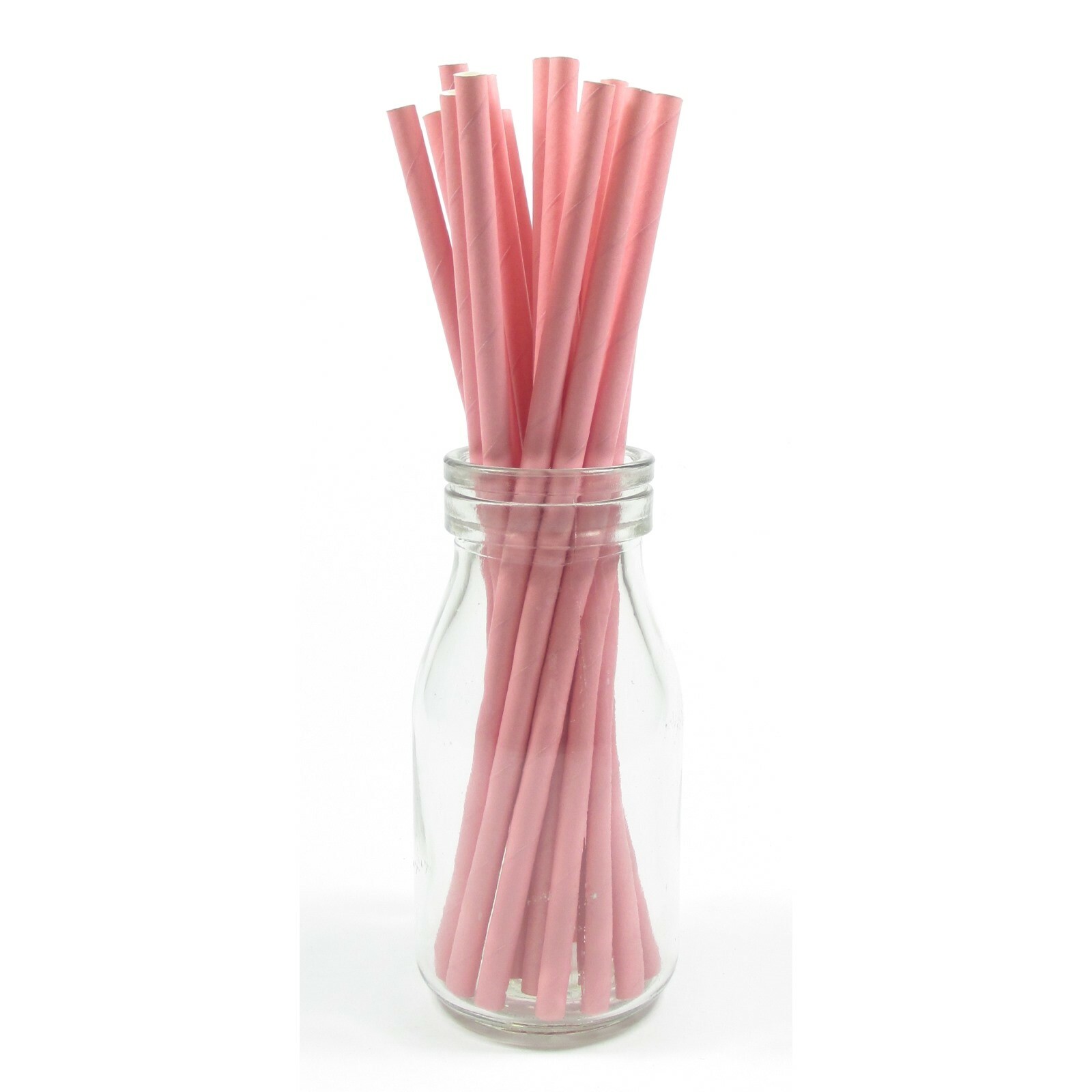 Light Pink Paper Straws (Pack of 25)