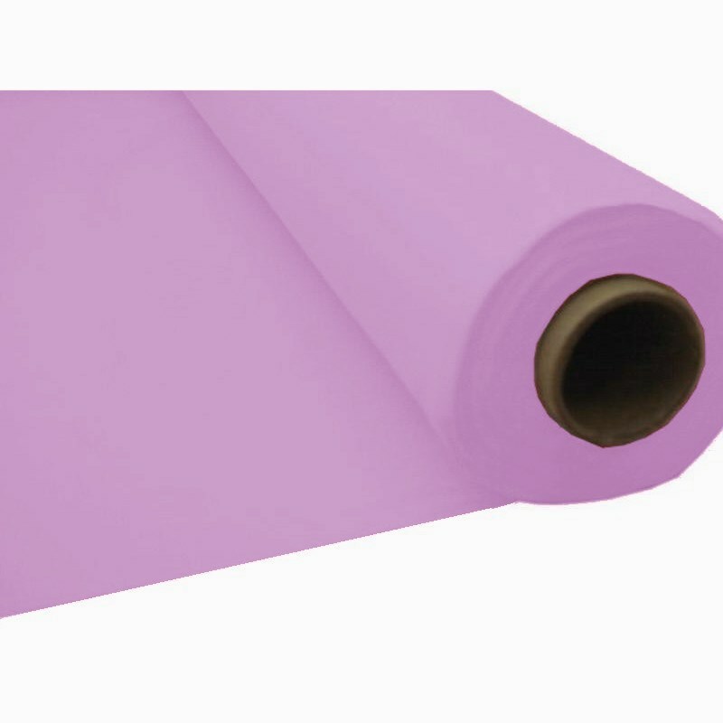 Lilac Plastic Table Roll Tablecloth 30m