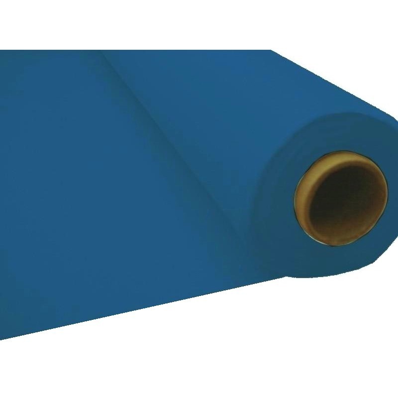 Marine Blue Plastic Table Roll Tablecloth 30m