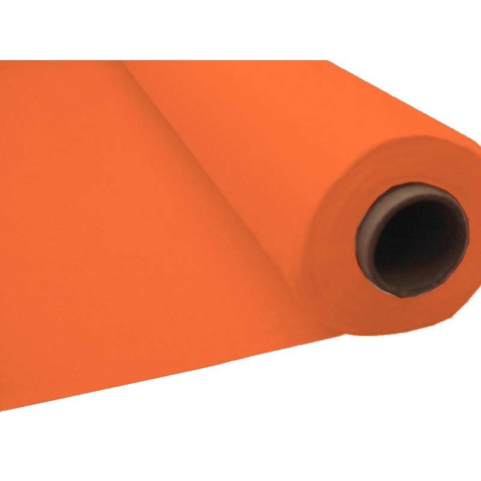 Orange Plastic Table Roll Tablecloth 30m