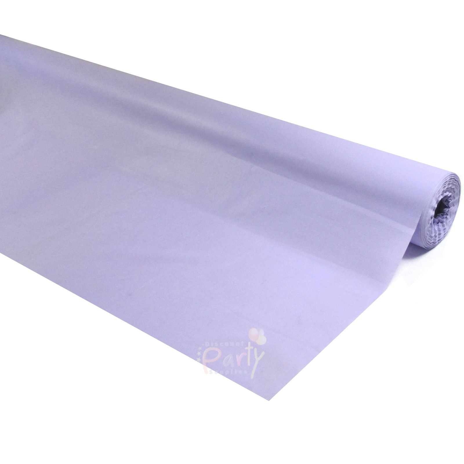 Lavender Plastic 30m Table Roll