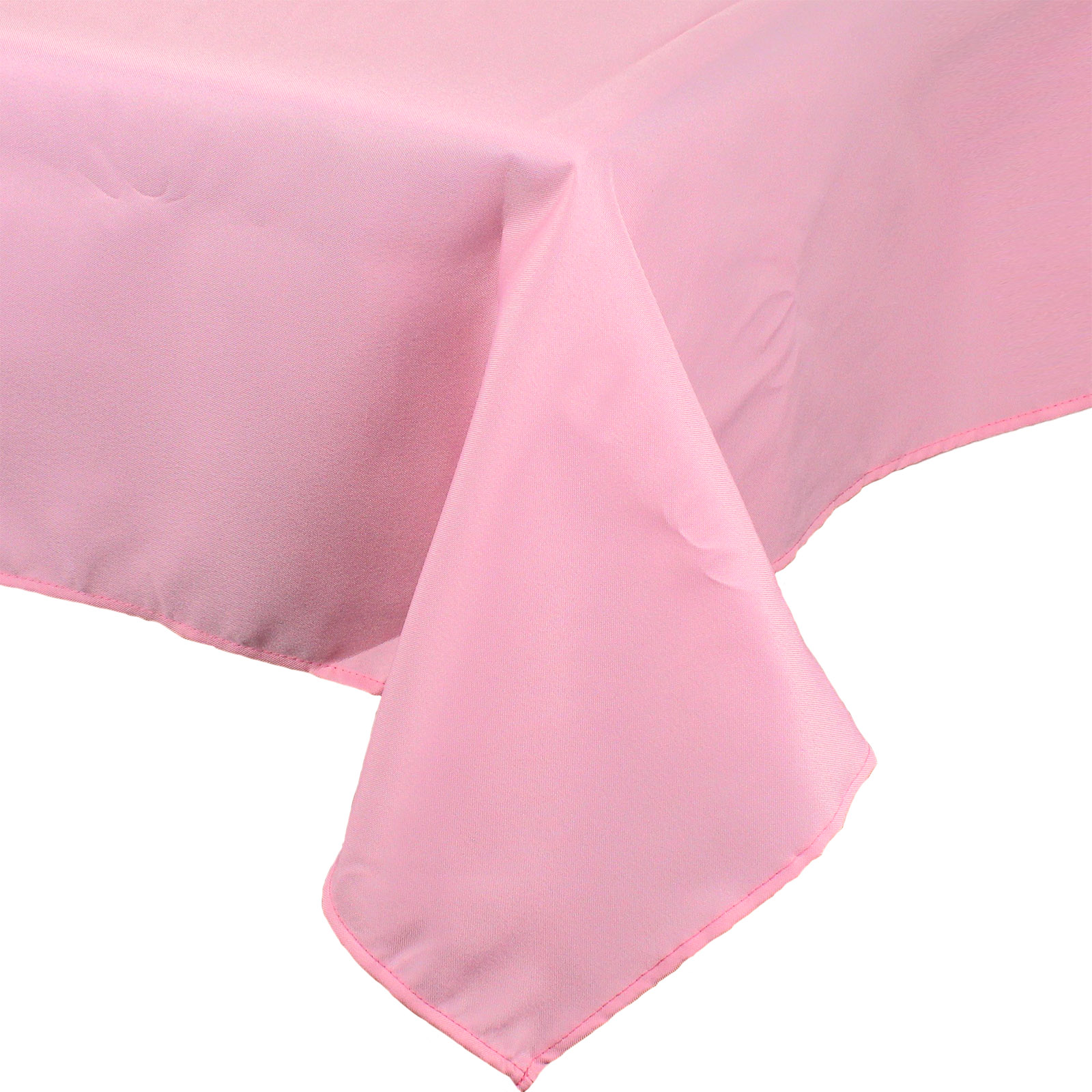 Baby Pink Rectangular Fabric Tablecloth 137cm x 243cm