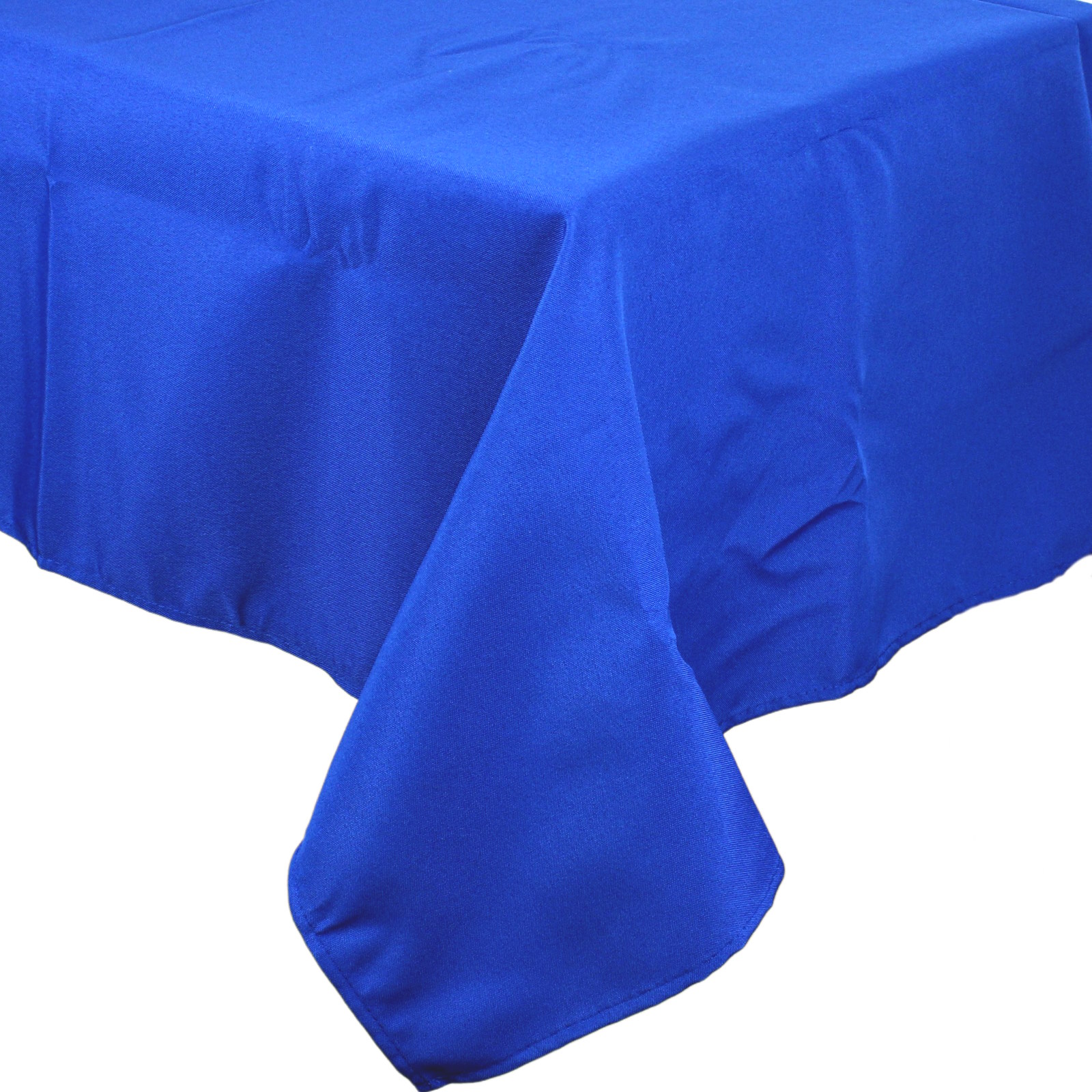 Elegant Royal Blue Rectangular Fabric Tablecloth 137cm x 243cm