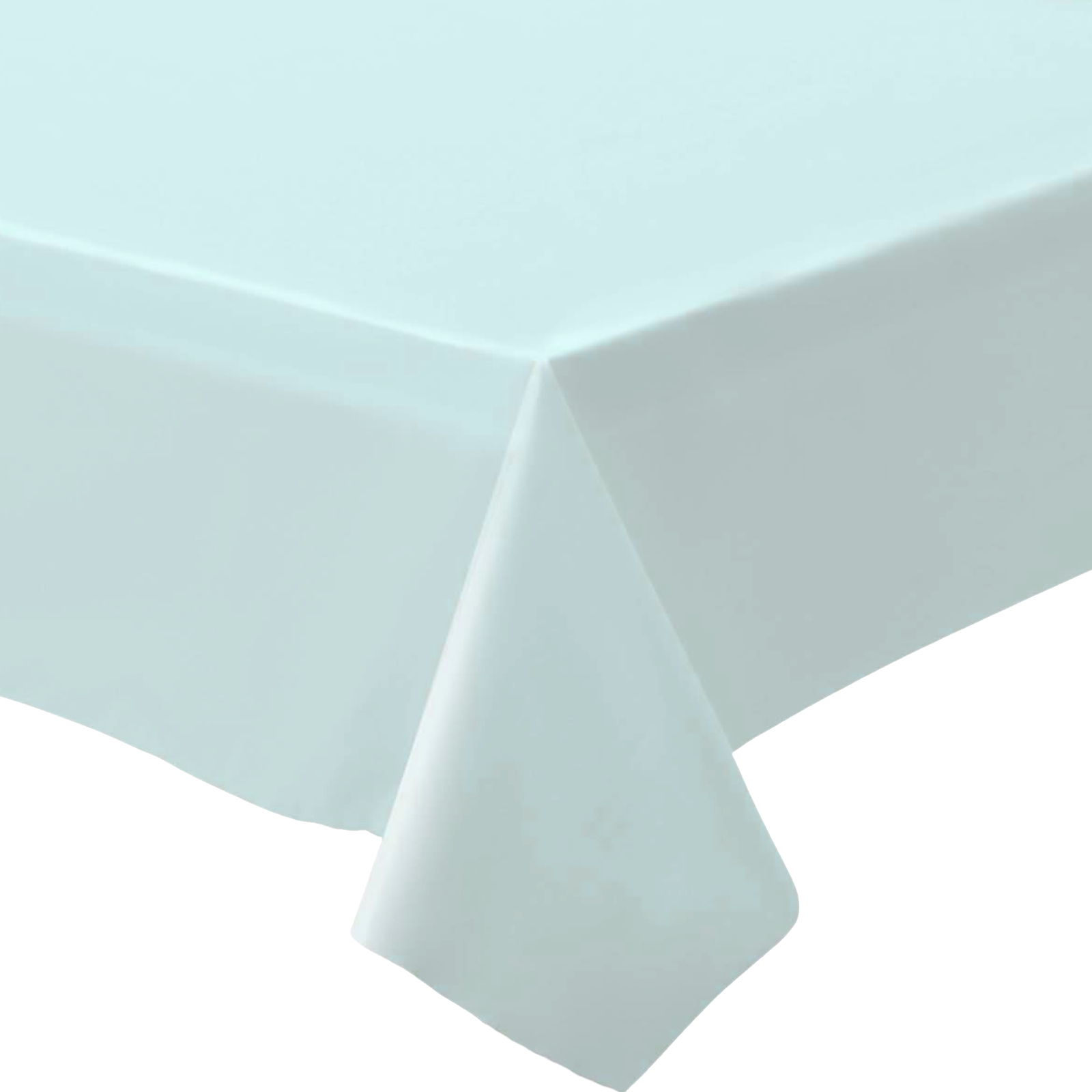 Pastel Blue Rectangle Paper Tablecloth 