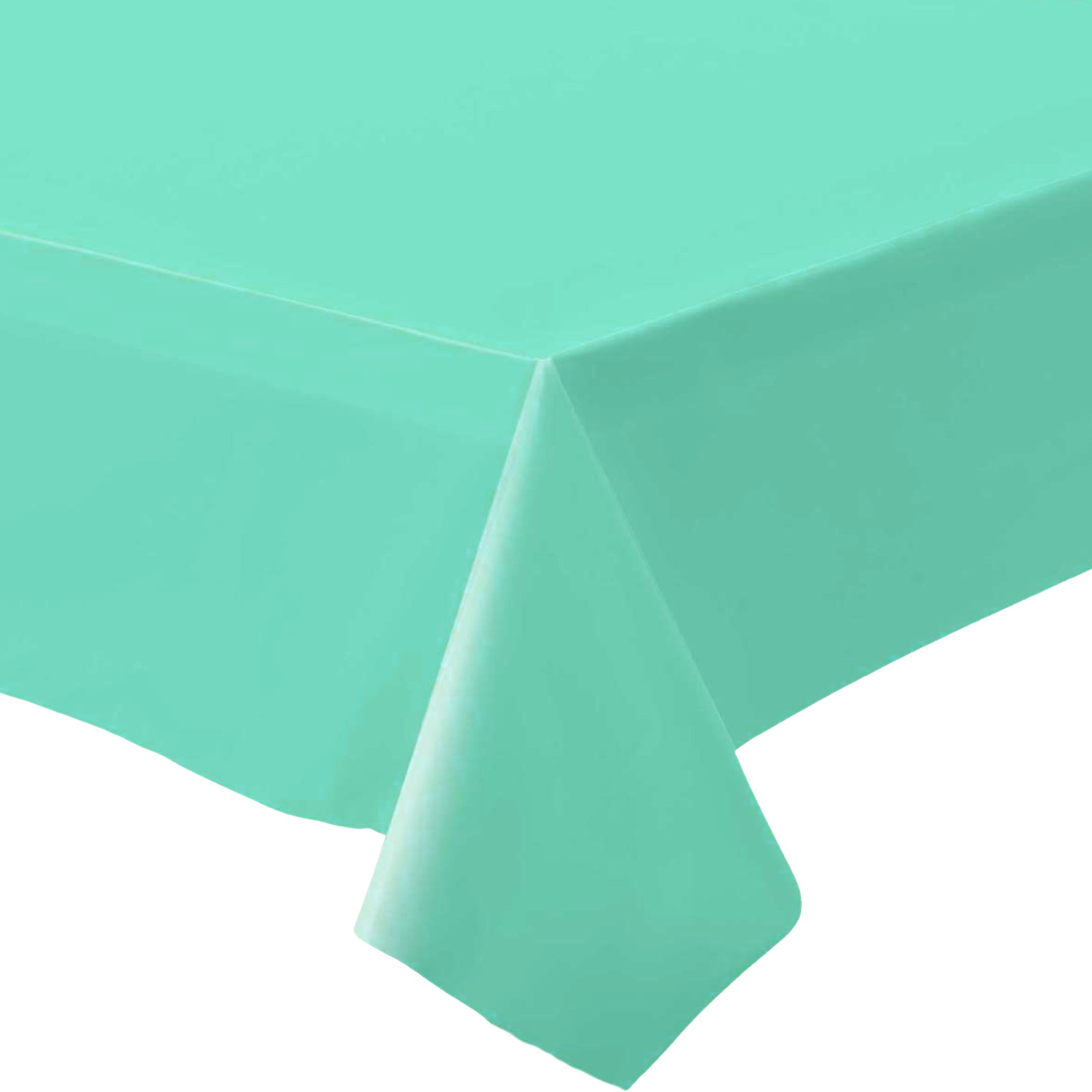 Robins Egg Blue Rectangle Paper Tablecloth 