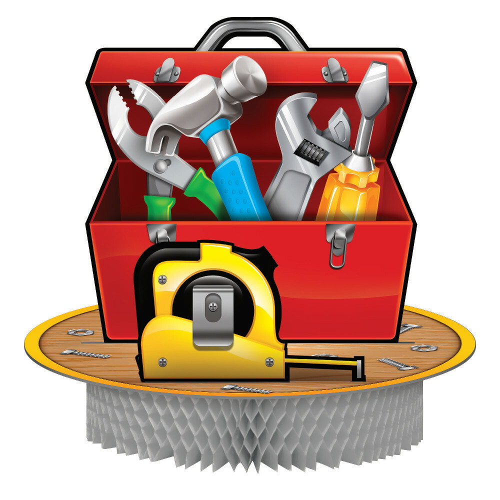 Handyman Party Centrepiece