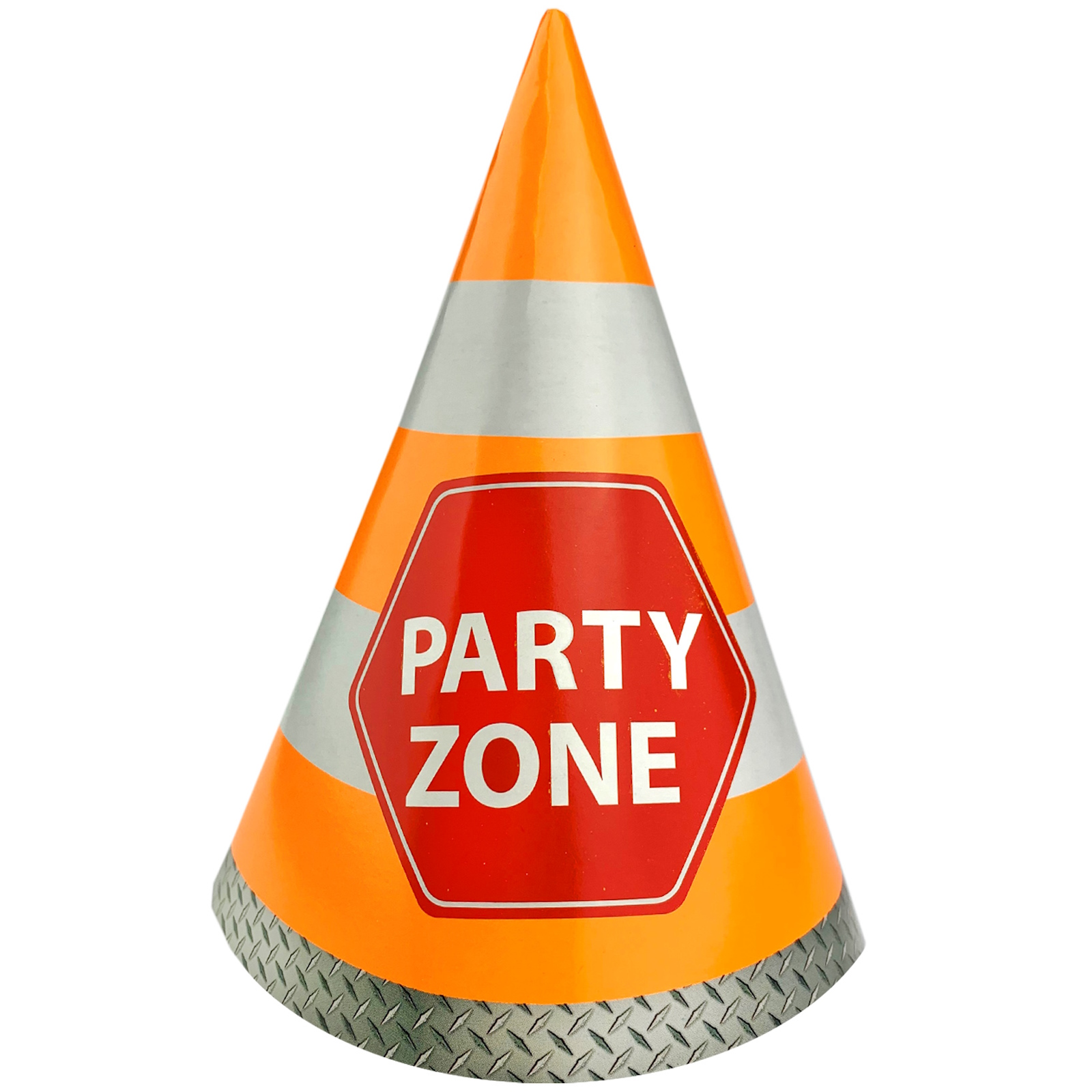 Construction Traffic Cone Hats (Pack of 8)