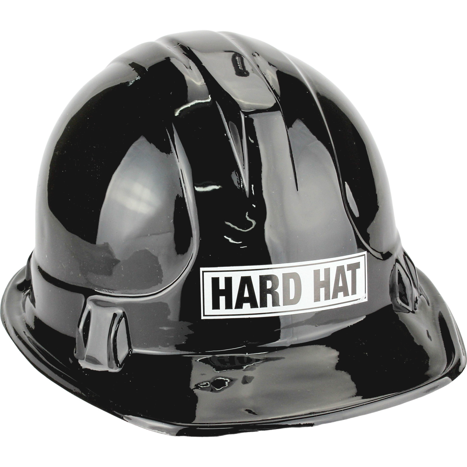 Construction Black Plastic Hat