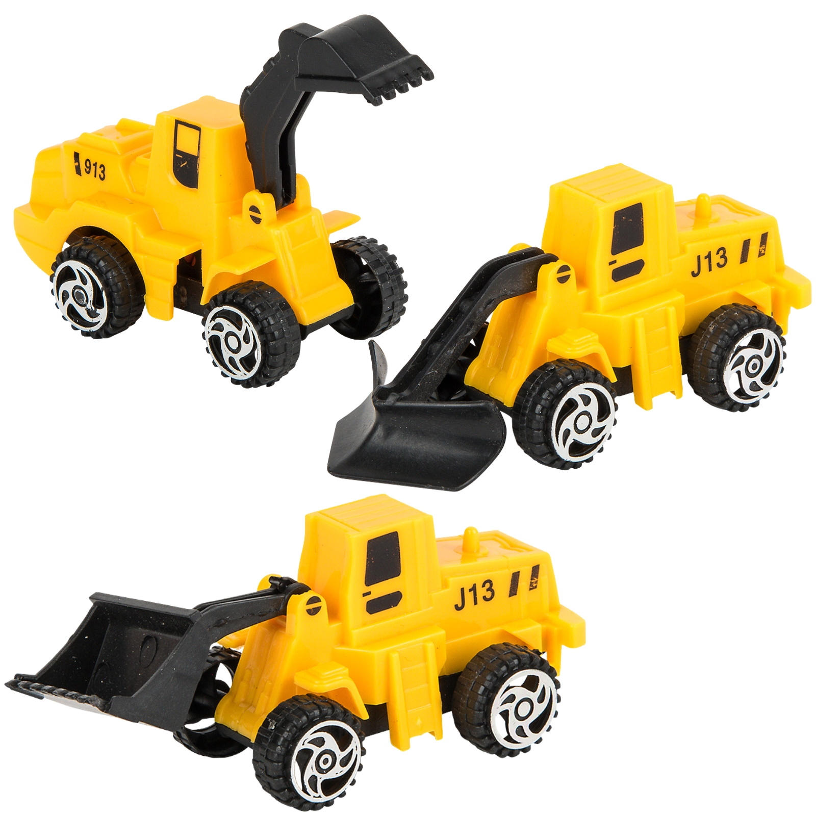 Pull Back Construction Trucks (Pack of 24)
