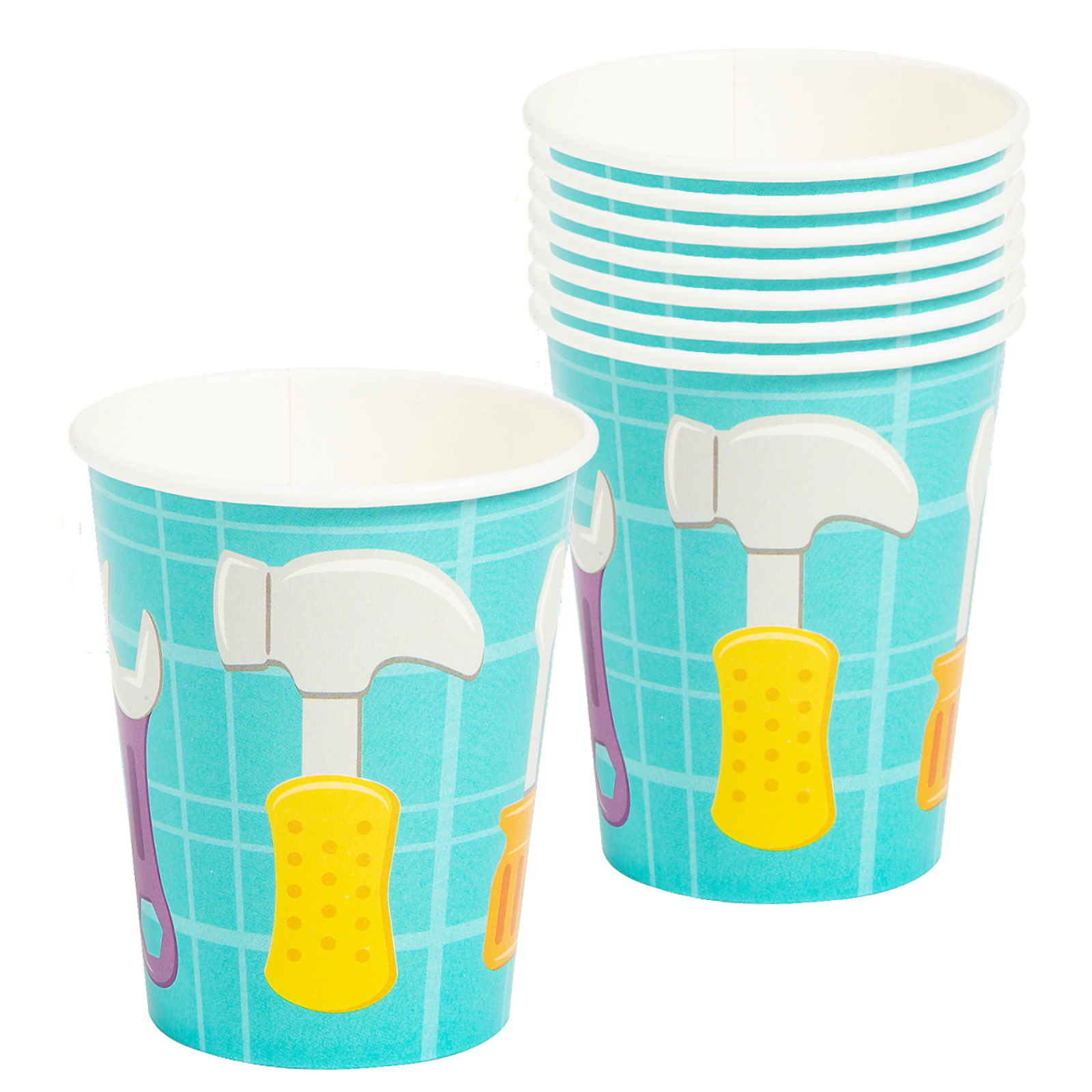 Little Handyman Paper Cups (Pack of 8)