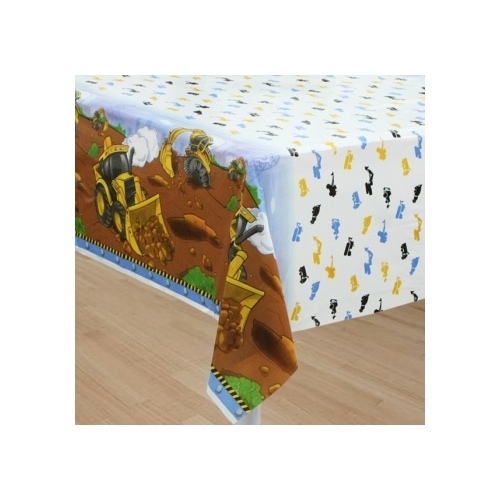 Construction Plastic Tablecloth
