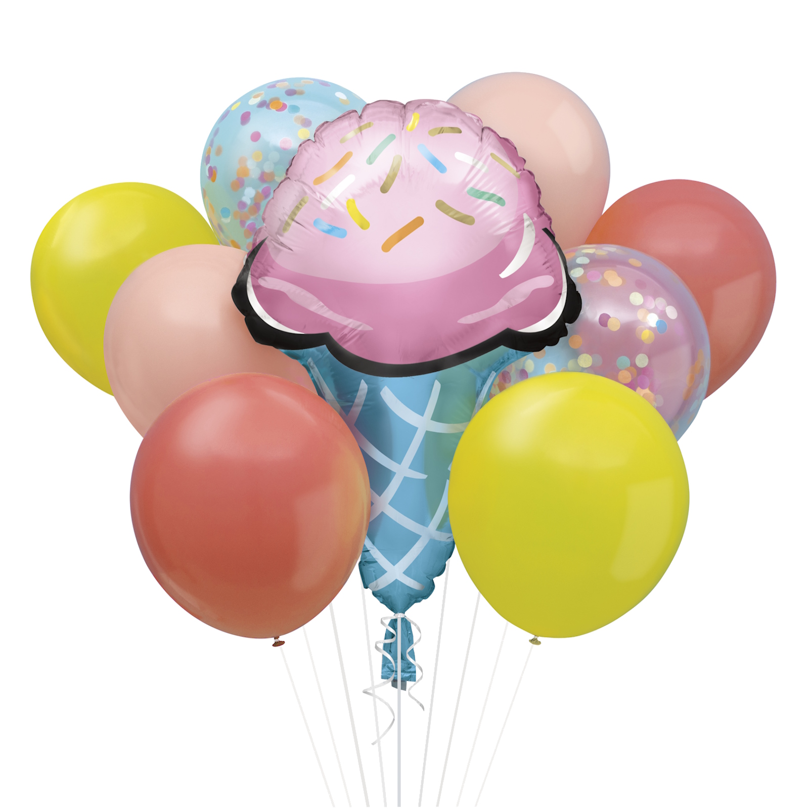 Rainbow Birthday Sweets Helium Balloon Bouquet 