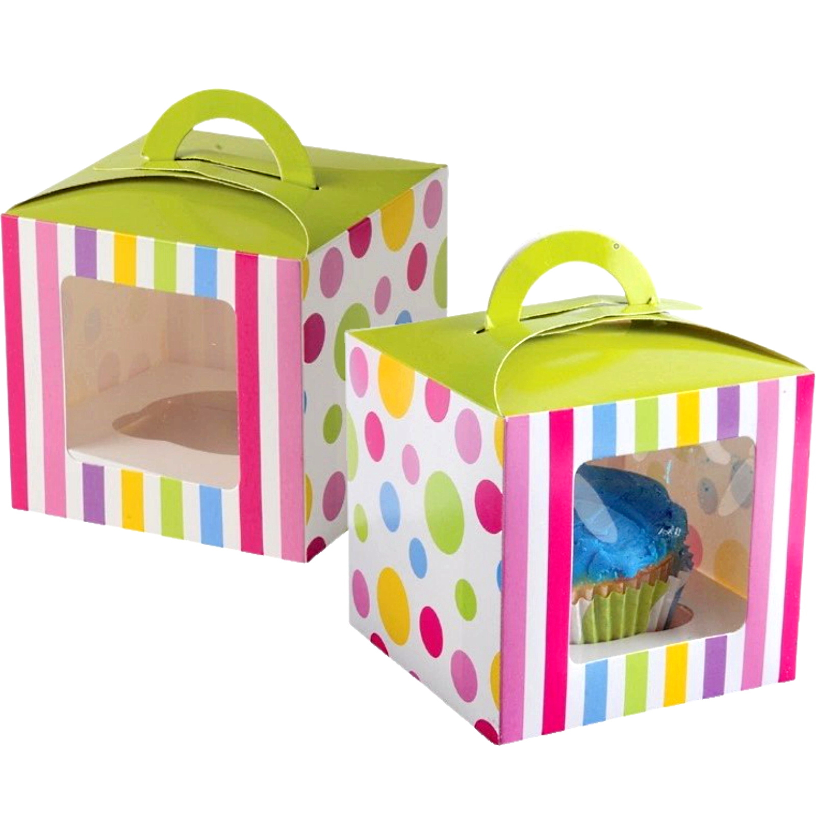 Candy Party Cupcake Boxes (Pack of 12)
