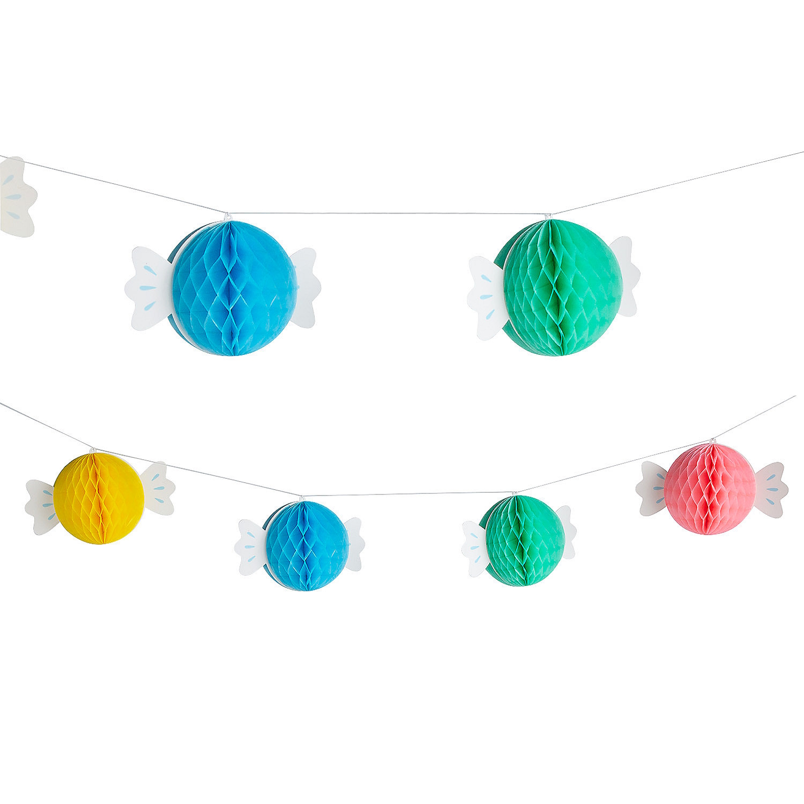 Candy World Honeycomb Lolly Garland Banner