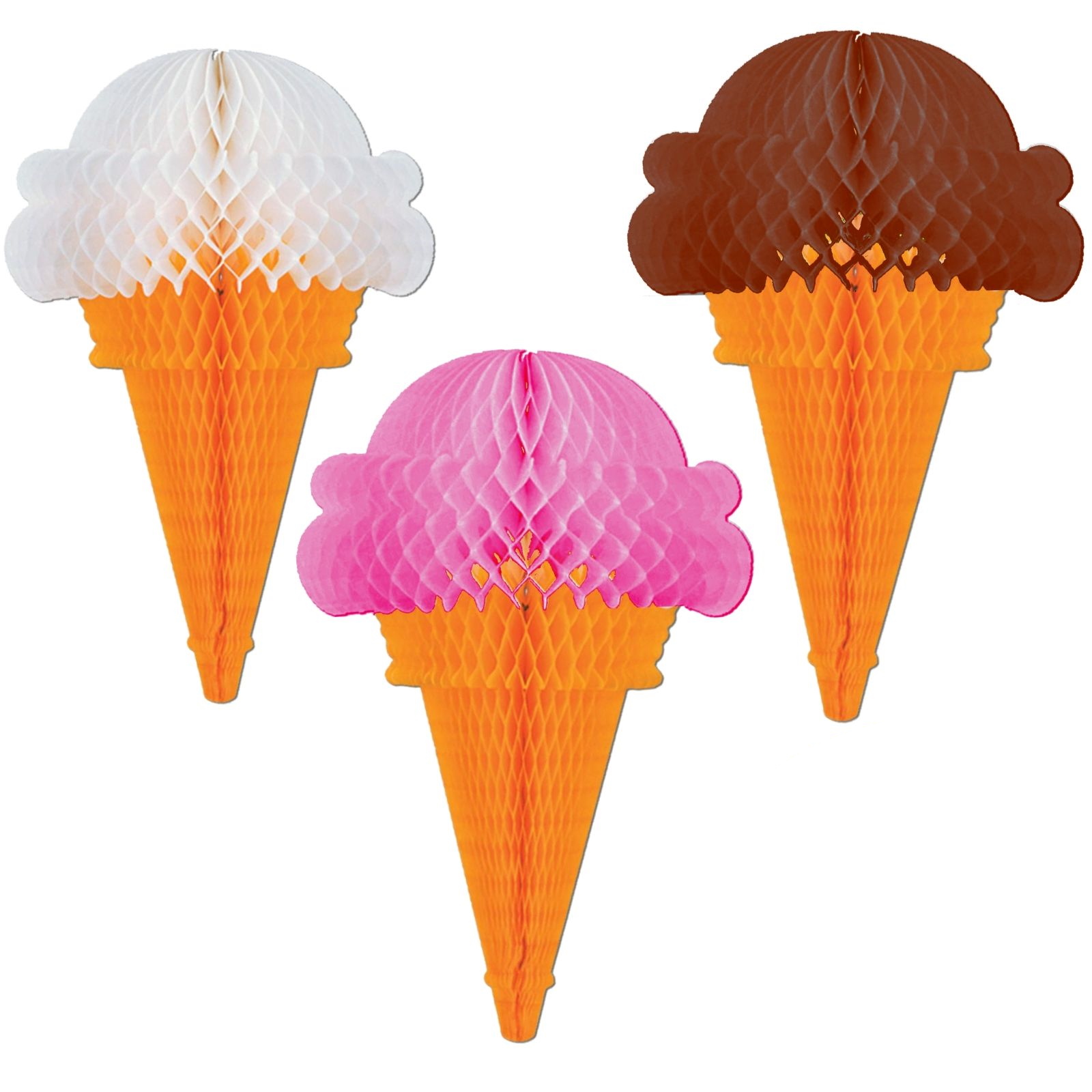 Ice Cream Tissue Decoration 39cm