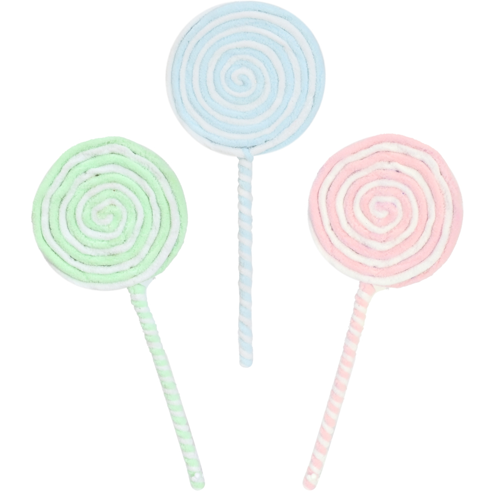 Plush Pastel Candy Lollipop Decoration 38cm (1 Only) 