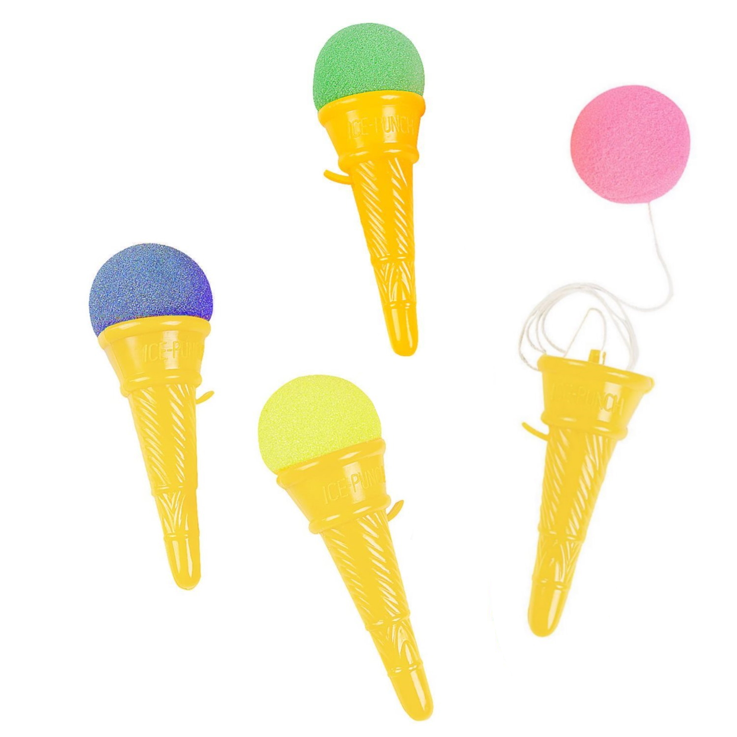 Plastic Ice Cream Cone Shooters (Pack of 12)
