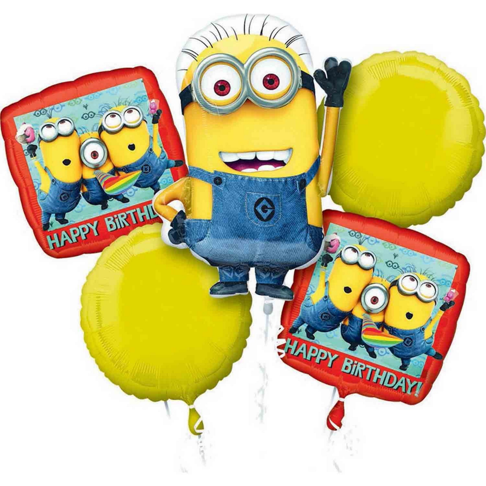 Minions Helium Balloon Bouquet