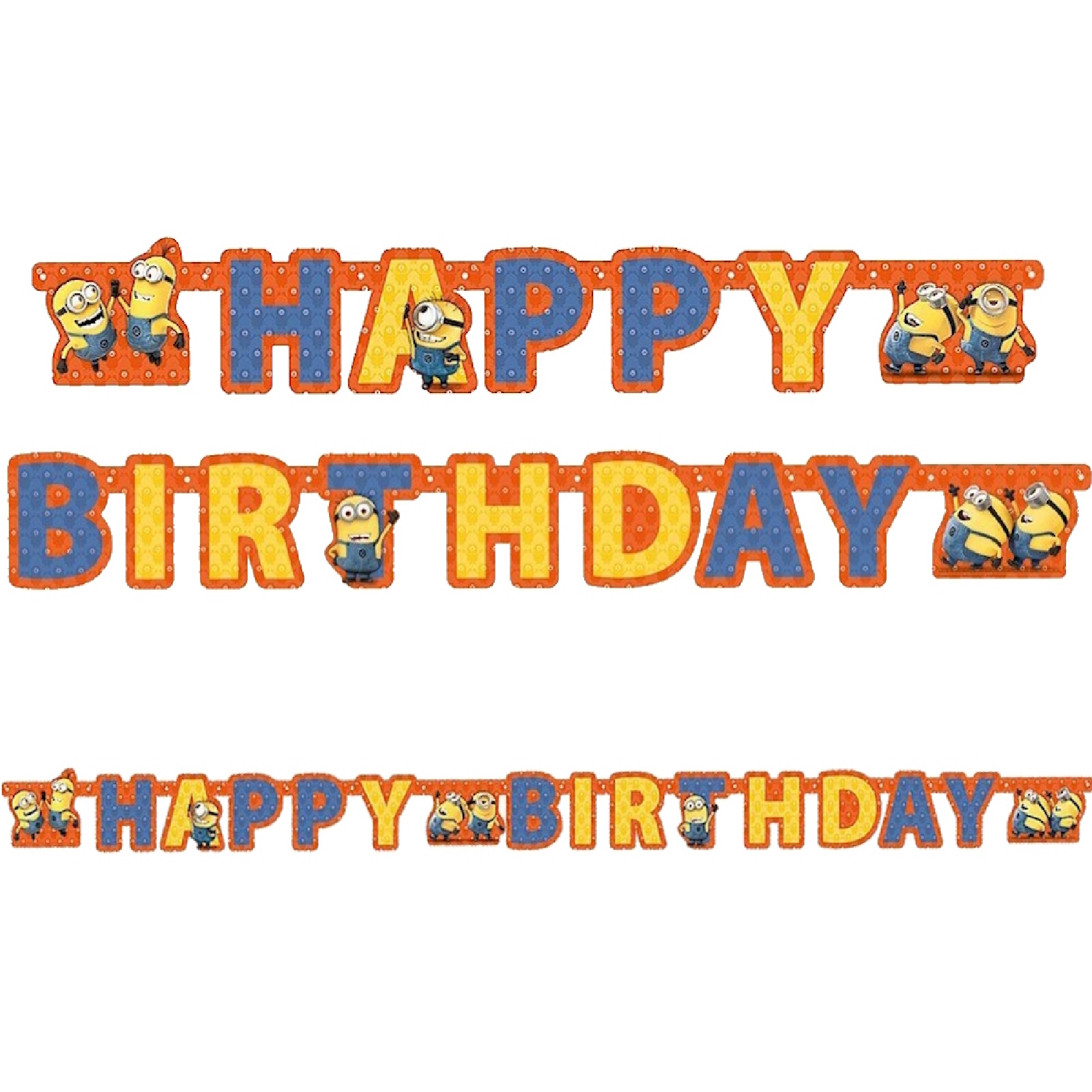 Minions Happy Birthday Jointed Banner