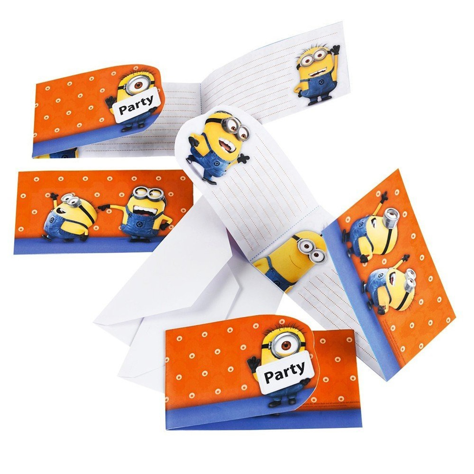 Minions Party Invitations (Pack of 6)