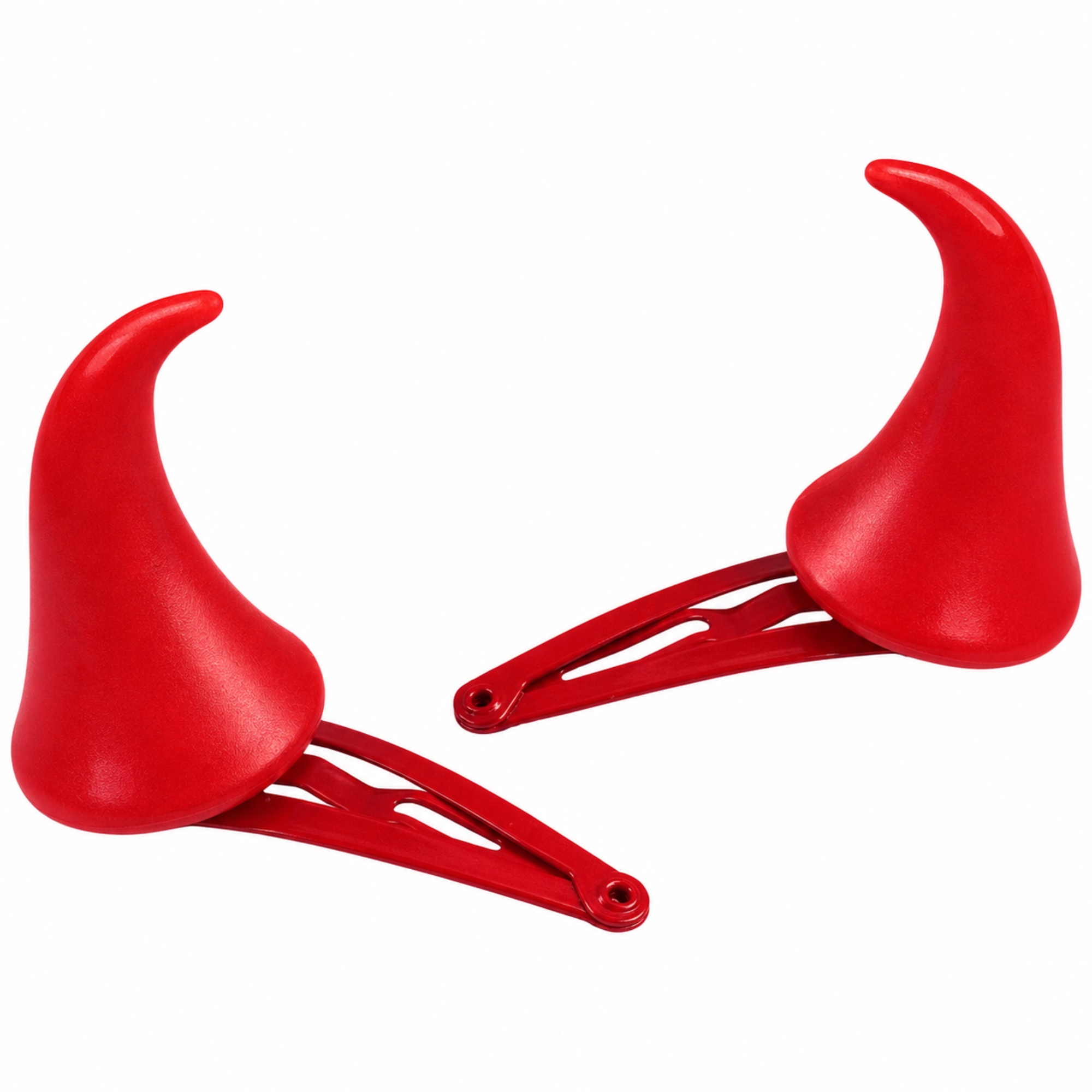 Red Devil Horn Hair Clips (Pack of 2)