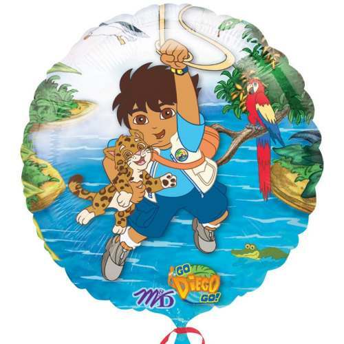 Go Diego Go Happy Birthday Helium Balloon