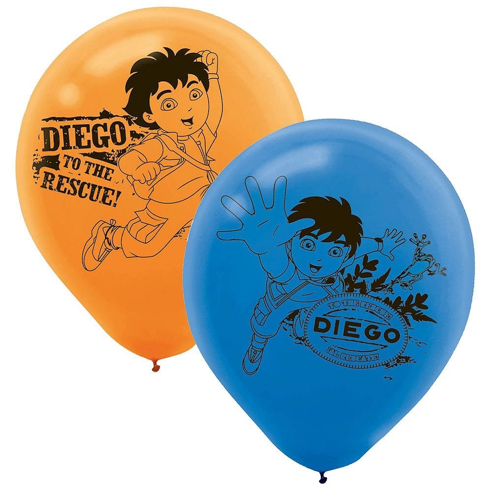 Go Diego Go Balloons (Pack of 6)