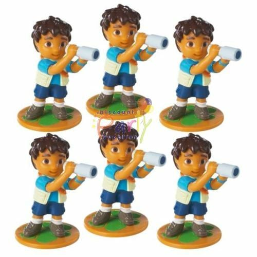 Go Diego Go Party Toppers (Pack of 6)