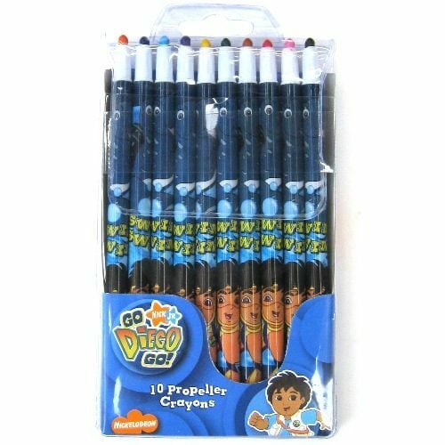 Go Diego Go Crayons (Pack of 10)