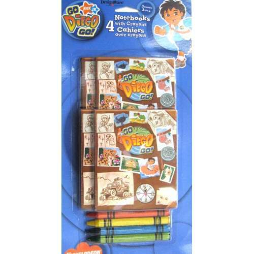 Go Diego Go Notebooks (Pack of 4)