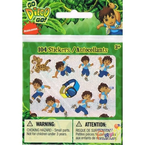 Go Diego Go Mini Stickers (Pack of 104)