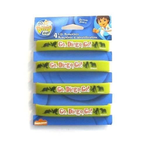 Go Diego Go Wristbands (Pack of 4)