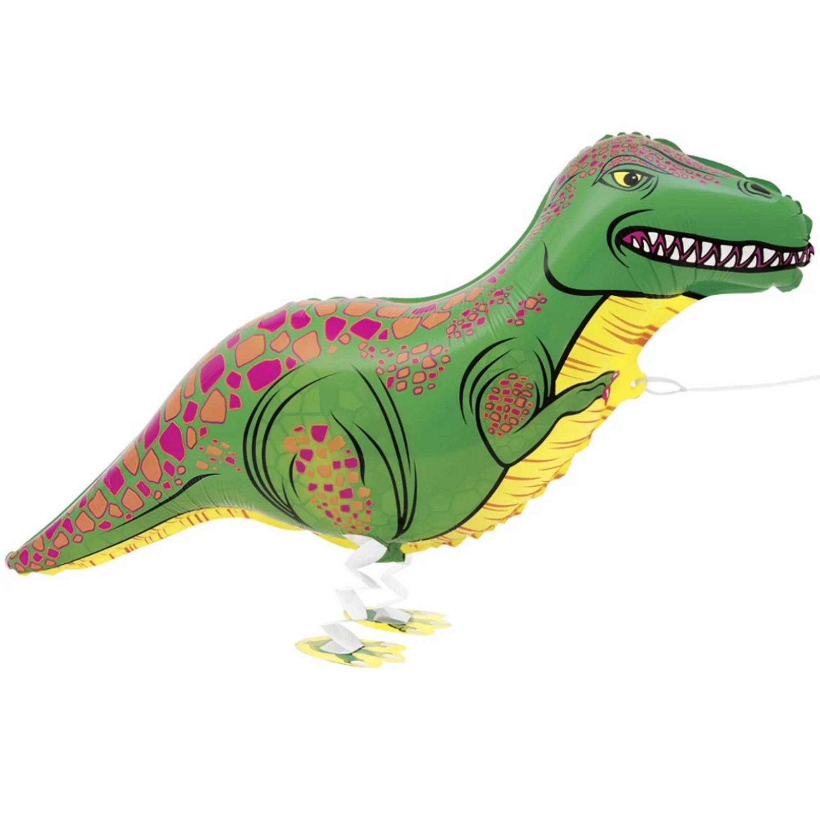 Walking T-Rex Dinosaur Supershape Foil Helium Balloon 85cm