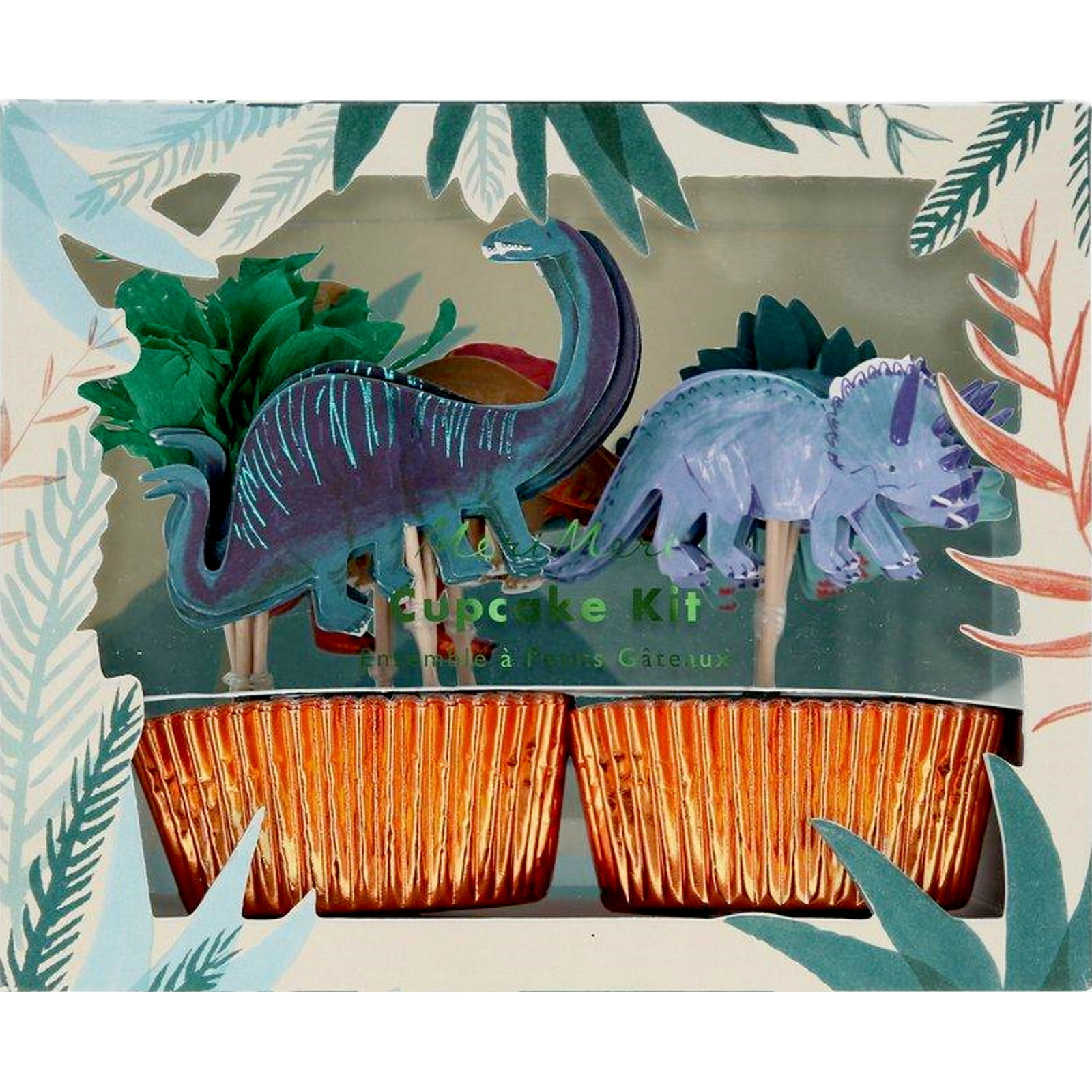 Meri Meri Dinosaur Kingdom Cupcake Kit (Pack of 24)