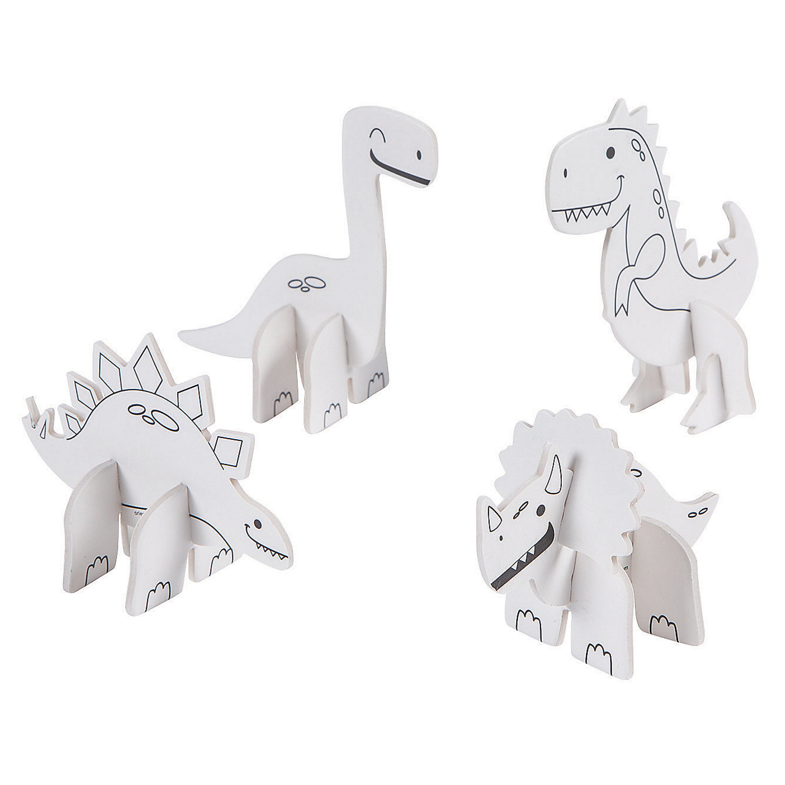 Colour Your Own Mini Foam Dinosaur (Pack of 48)