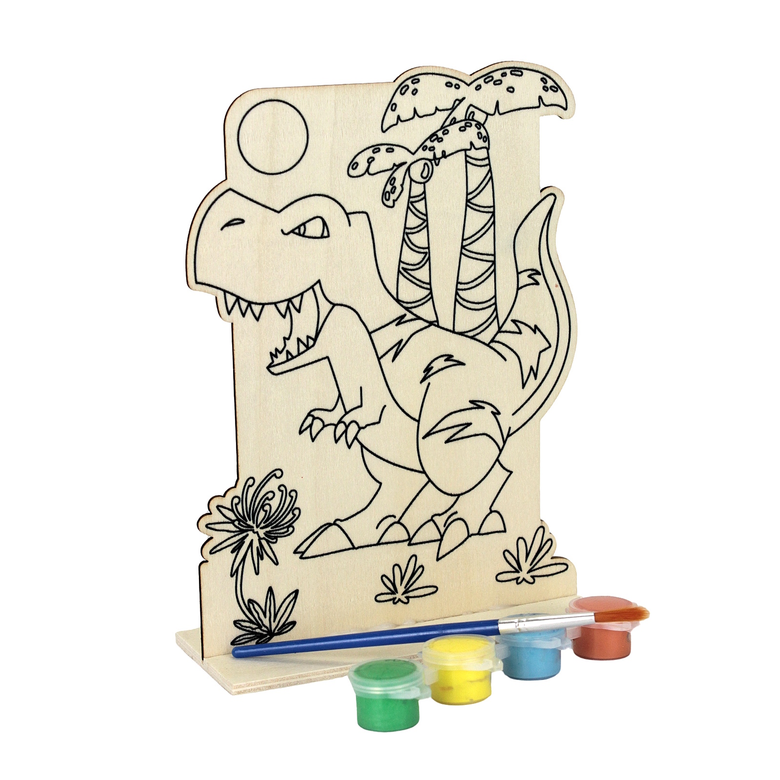 Kaleidoscope Paint Your Own Wooden Dinosaur