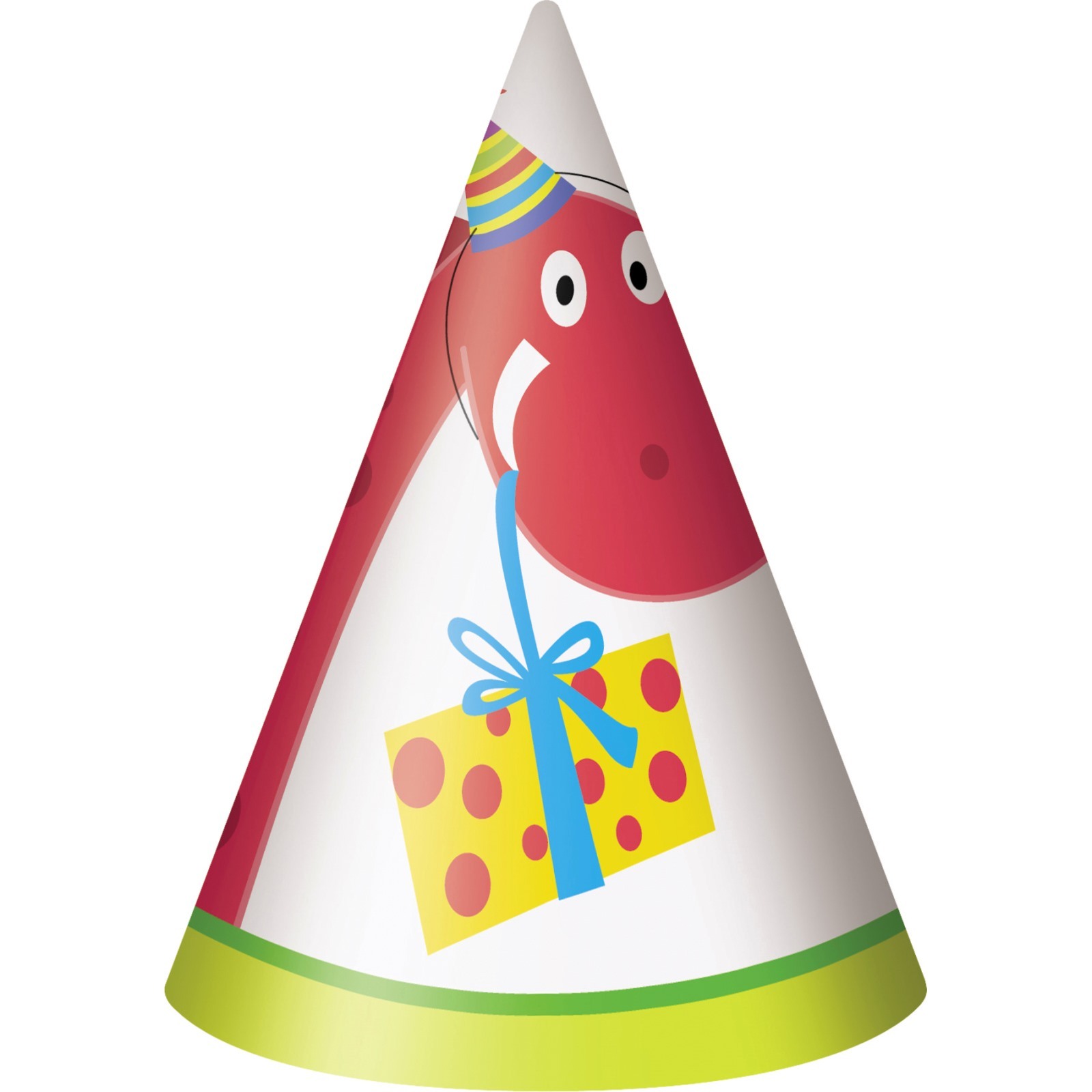 Dino Party Hats (Pack of 8)