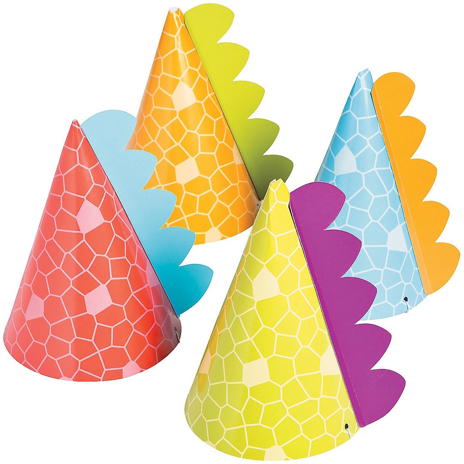 Little Dino Party Hats (Pack of 8)